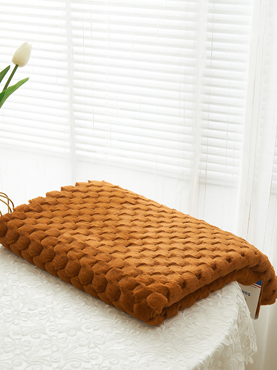Jacquard rubbit fur