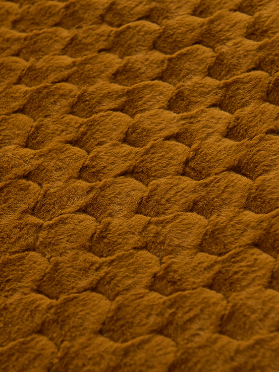Jacquard rubbit fur